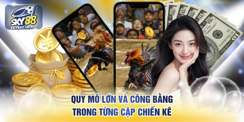 Quy mô lớn và công bằng trong từng cặp chiến kê