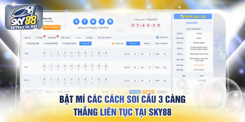 Soi cầu 3 càng